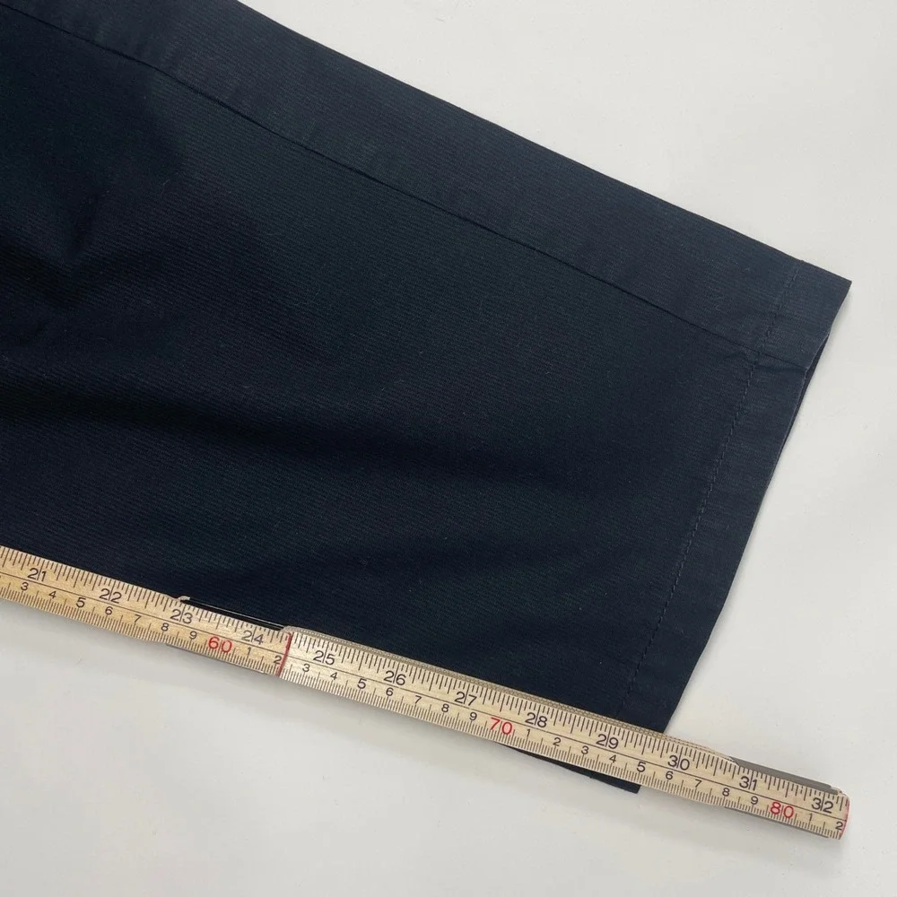 Calvin Klein Mens 38x30 Black Cotton Chino Pants Straight Leg 5-Pocket Casual